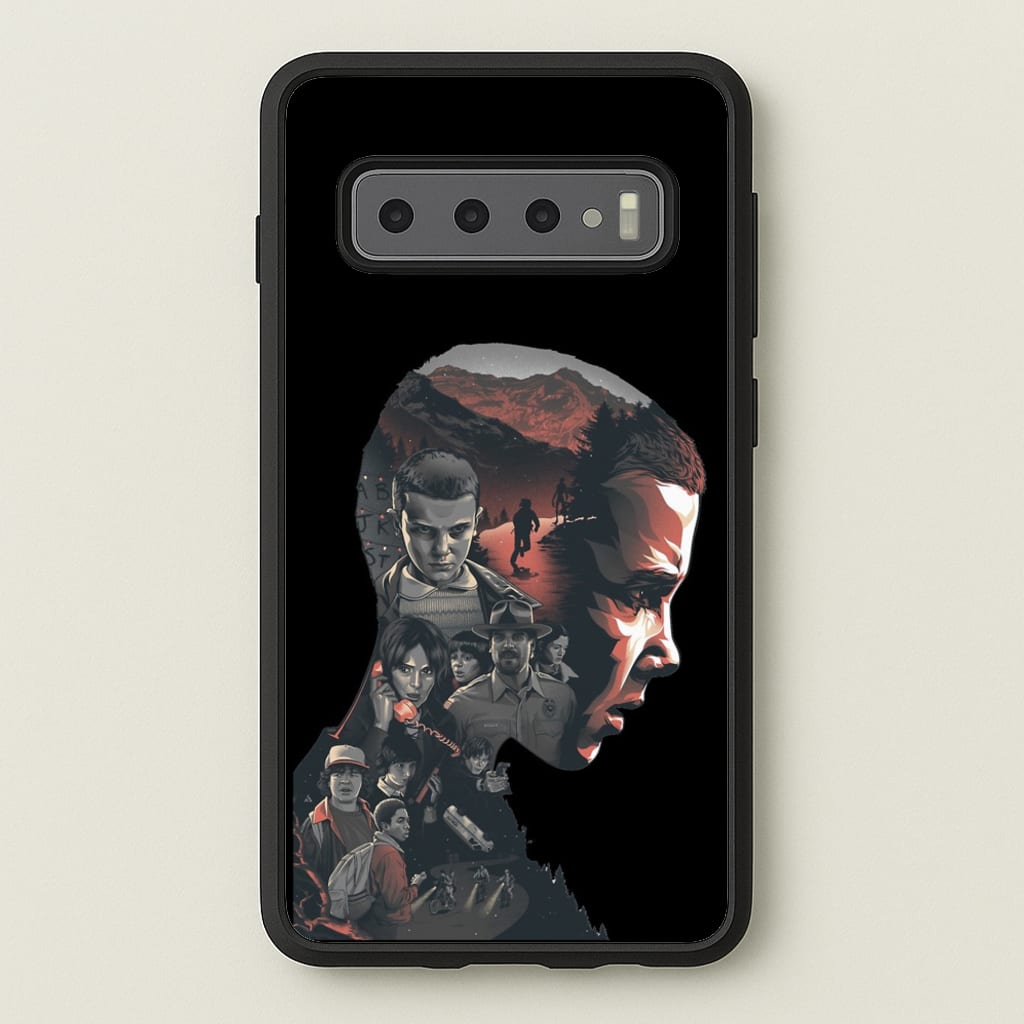 World of Upside Down - Stranger Things Phone Case for Galaxy S10 Plus