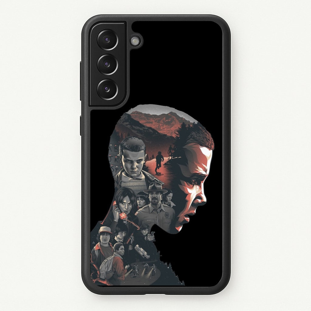 World of Upside Down - Stranger Things Phone Case for Galaxy S21