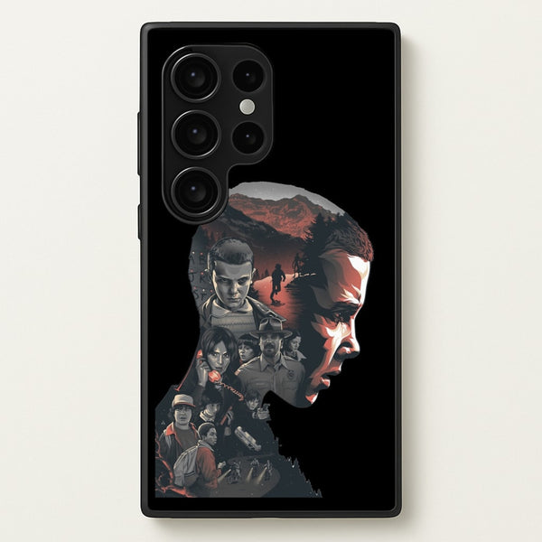 World of Upside Down - Stranger Things Phone Case for Galaxy S24 Ultra