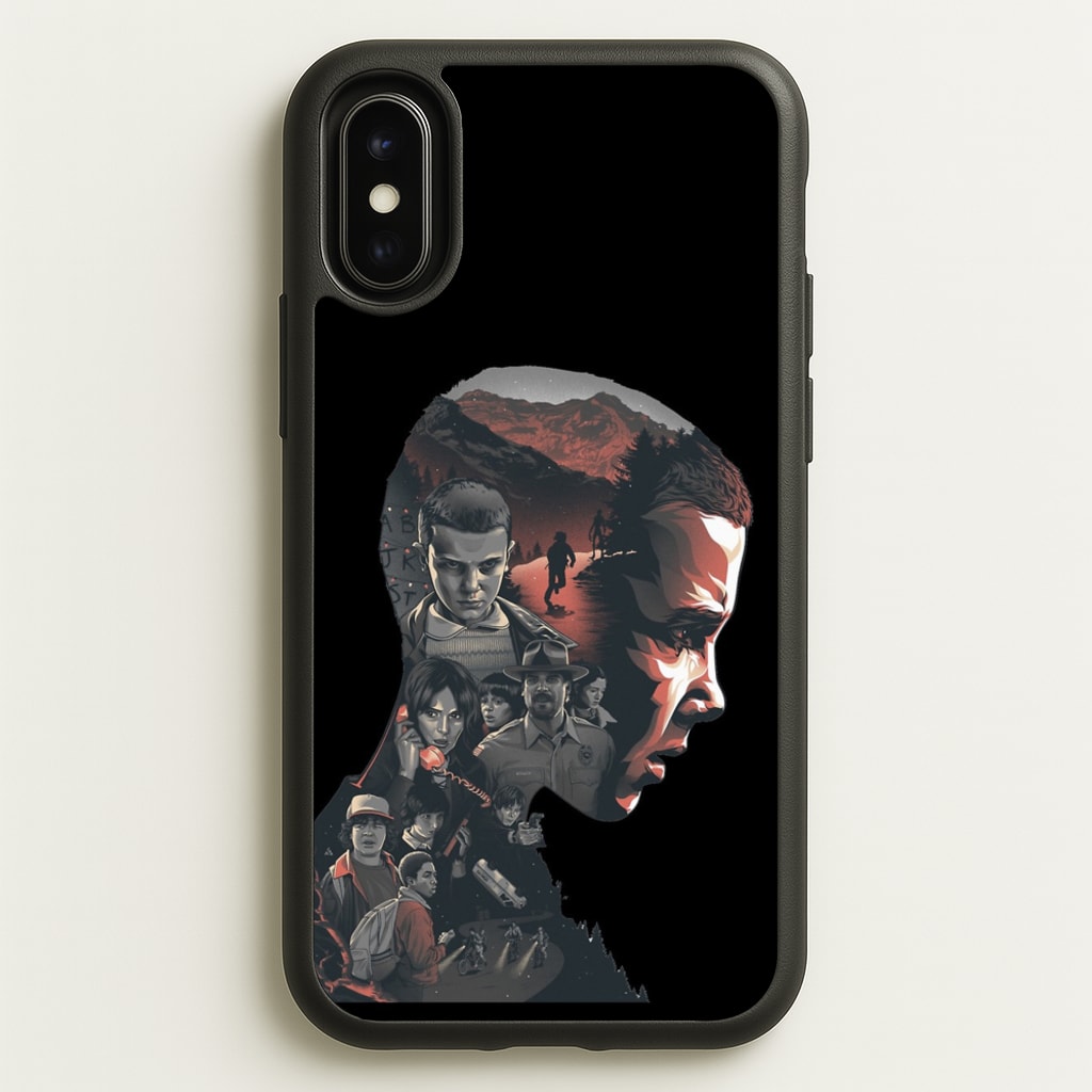 World of Upside Down - Stranger Things Phone Case for iPhone X / XS