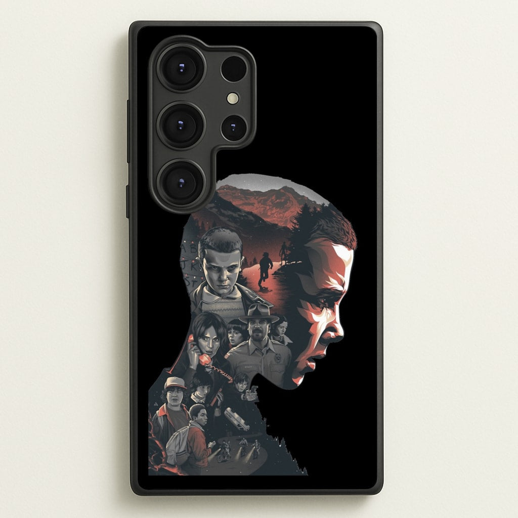 World of Upside Down - Stranger Things Phone Case for Galaxy S25 Ultra