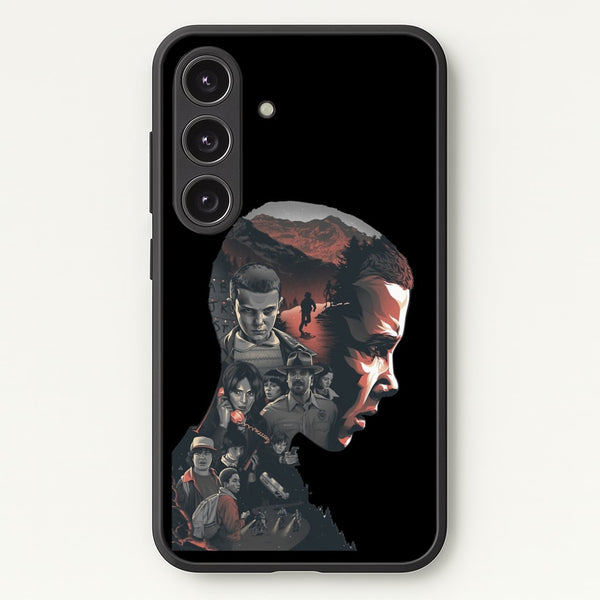 World of Upside Down - Stranger Things Phone Case for Galaxy S25