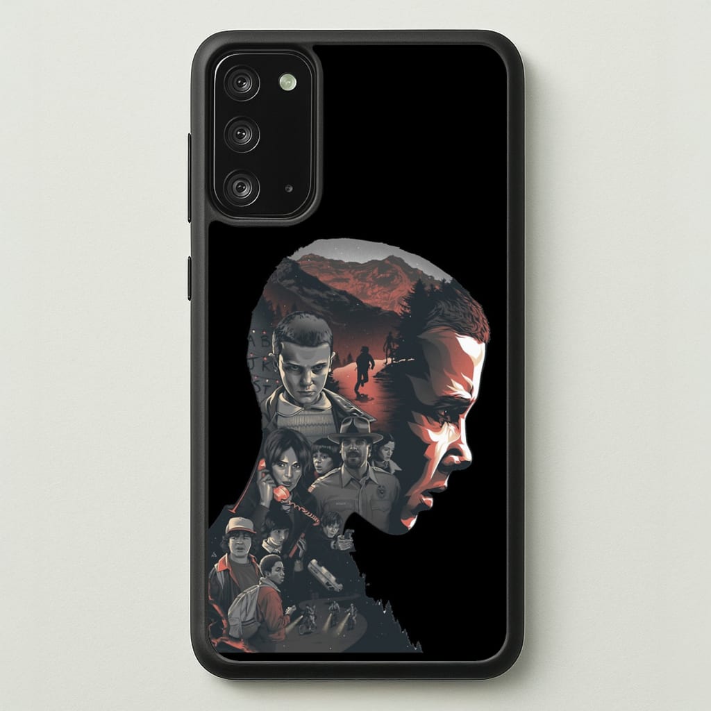 World of Upside Down - Stranger Things Phone Case for Galaxy Note 20