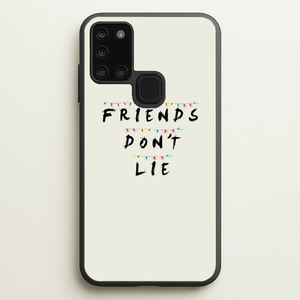 Friends Don't Lie Lights - Friends Phone Case for Galaxy A21s
