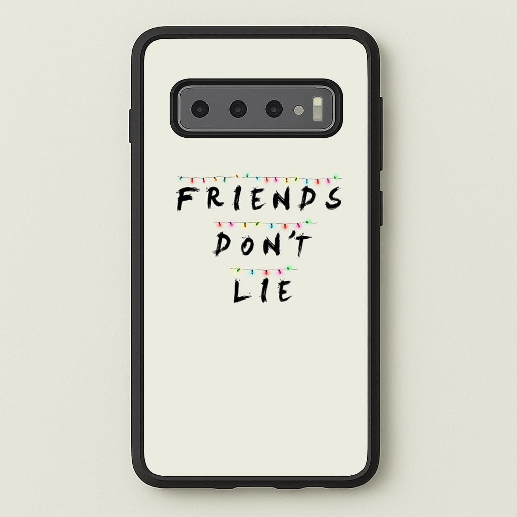 Friends Don't Lie Lights - Friends Phone Case for Galaxy S10 Plus
