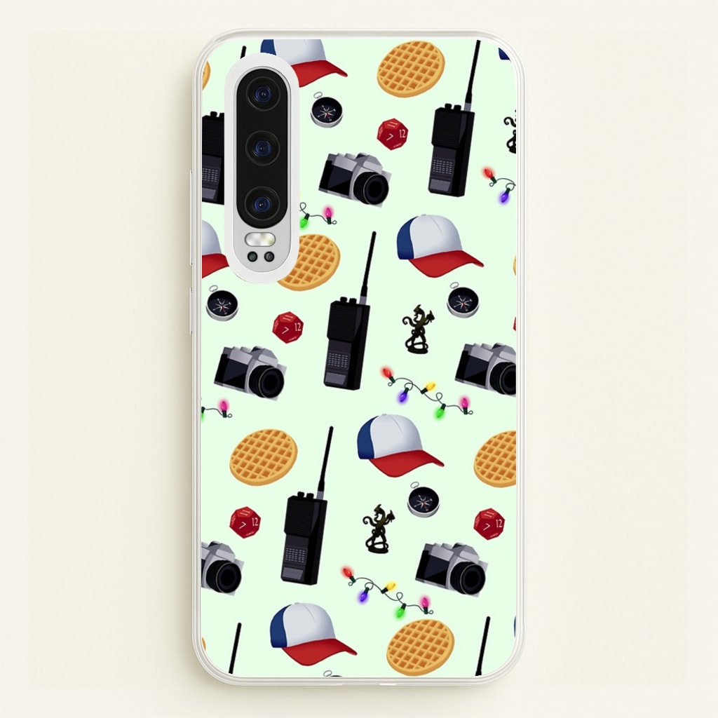 Cartoon Stranger Object - Stranger Things Phone Case for Huawei P30
