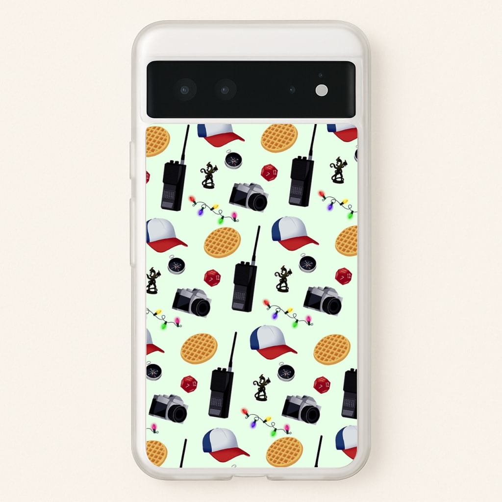 Cartoon Stranger Object - Stranger Things Phone Case for Google Pixel 6