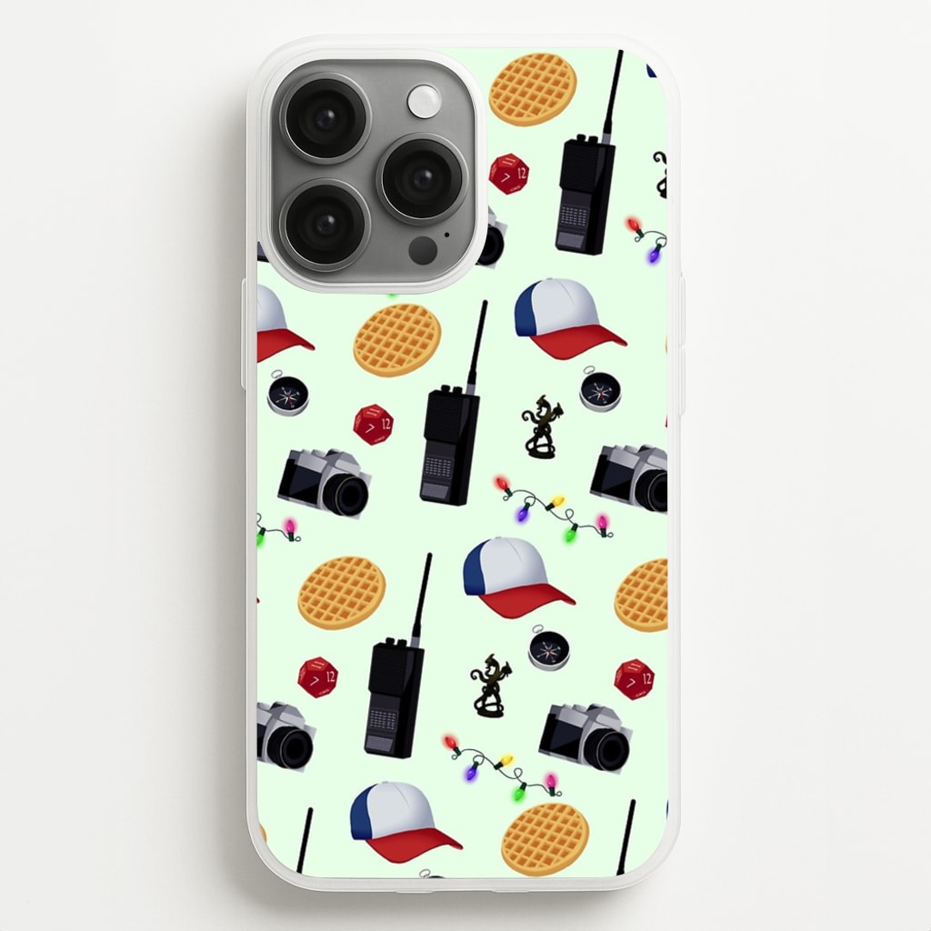 Cartoon Stranger Object - Stranger Things Phone Case for iPhone 13 Pro Max