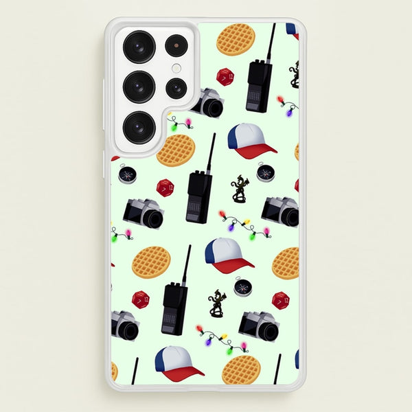 Cartoon Stranger Object - Stranger Things Phone Case for Galaxy S23 Ultra