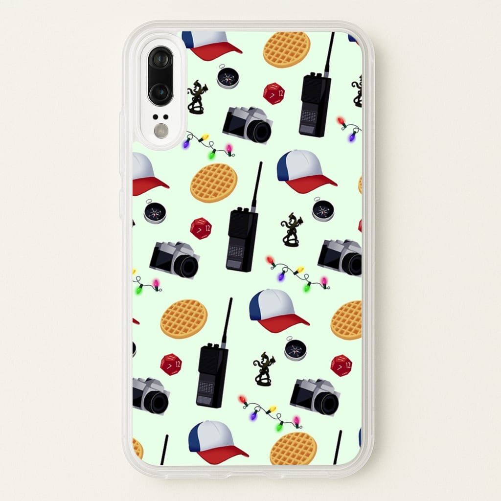 Cartoon Stranger Object - Stranger Things Phone Case for Huawei P20