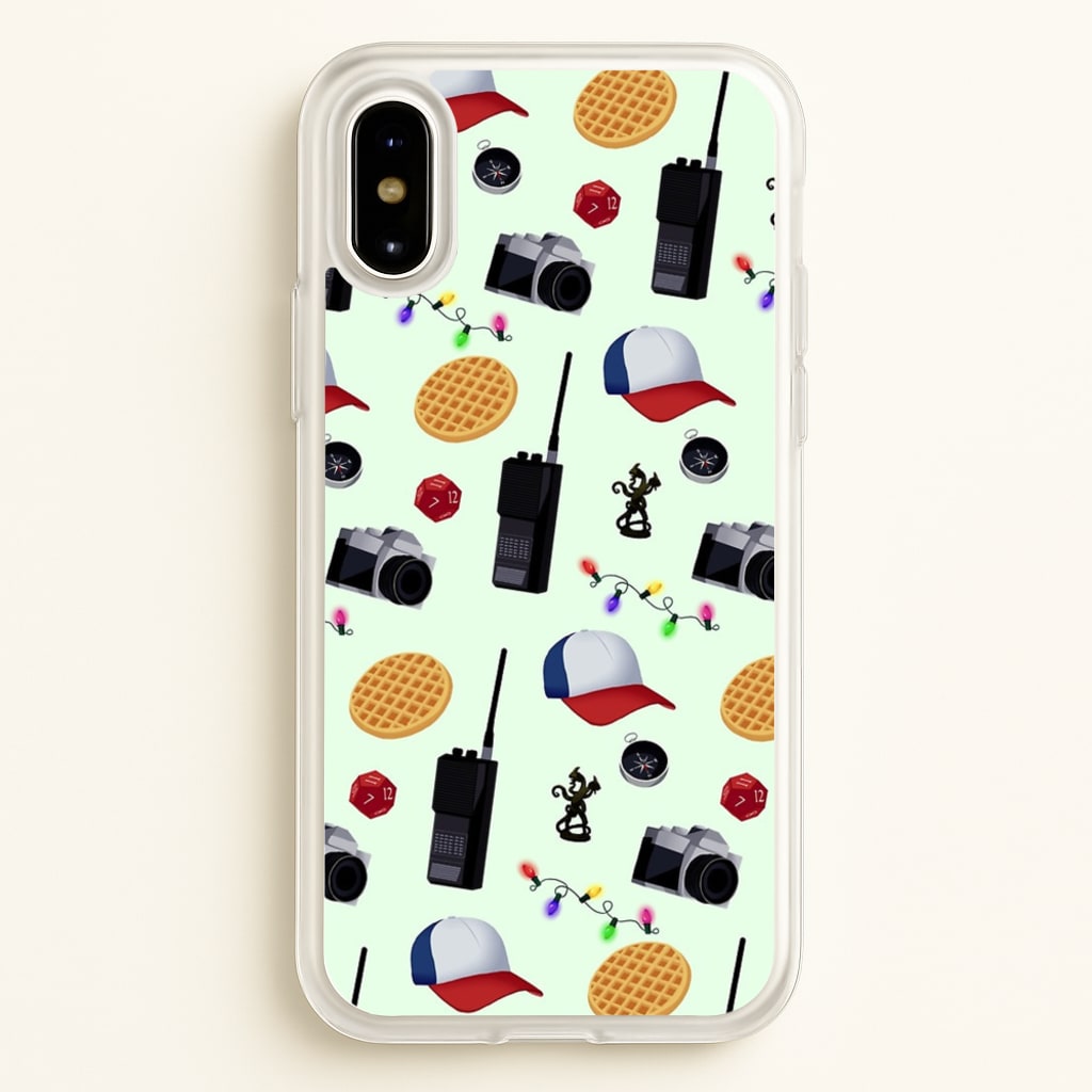 Cartoon Stranger Object - Stranger Things Phone Case for iPhone X / XS