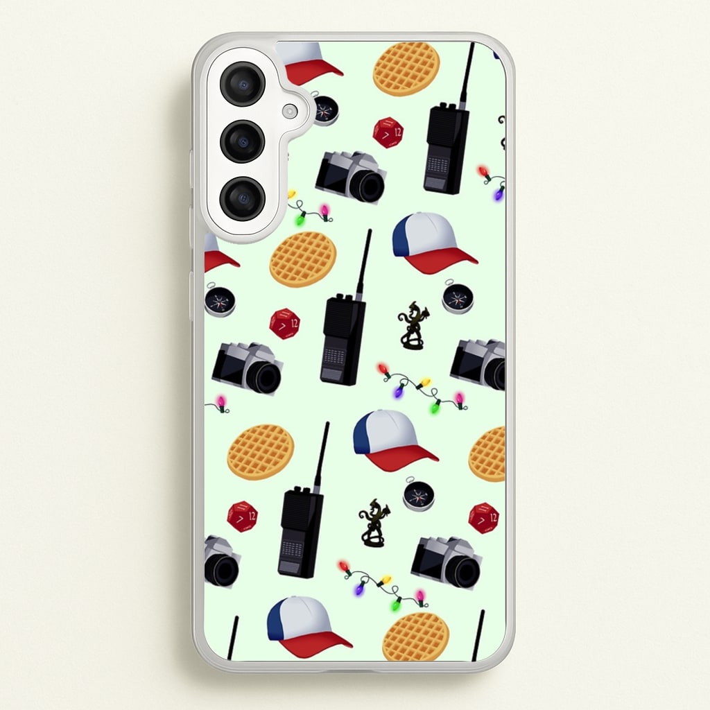 Cartoon Stranger Object - Stranger Things Phone Case for Galaxy A34