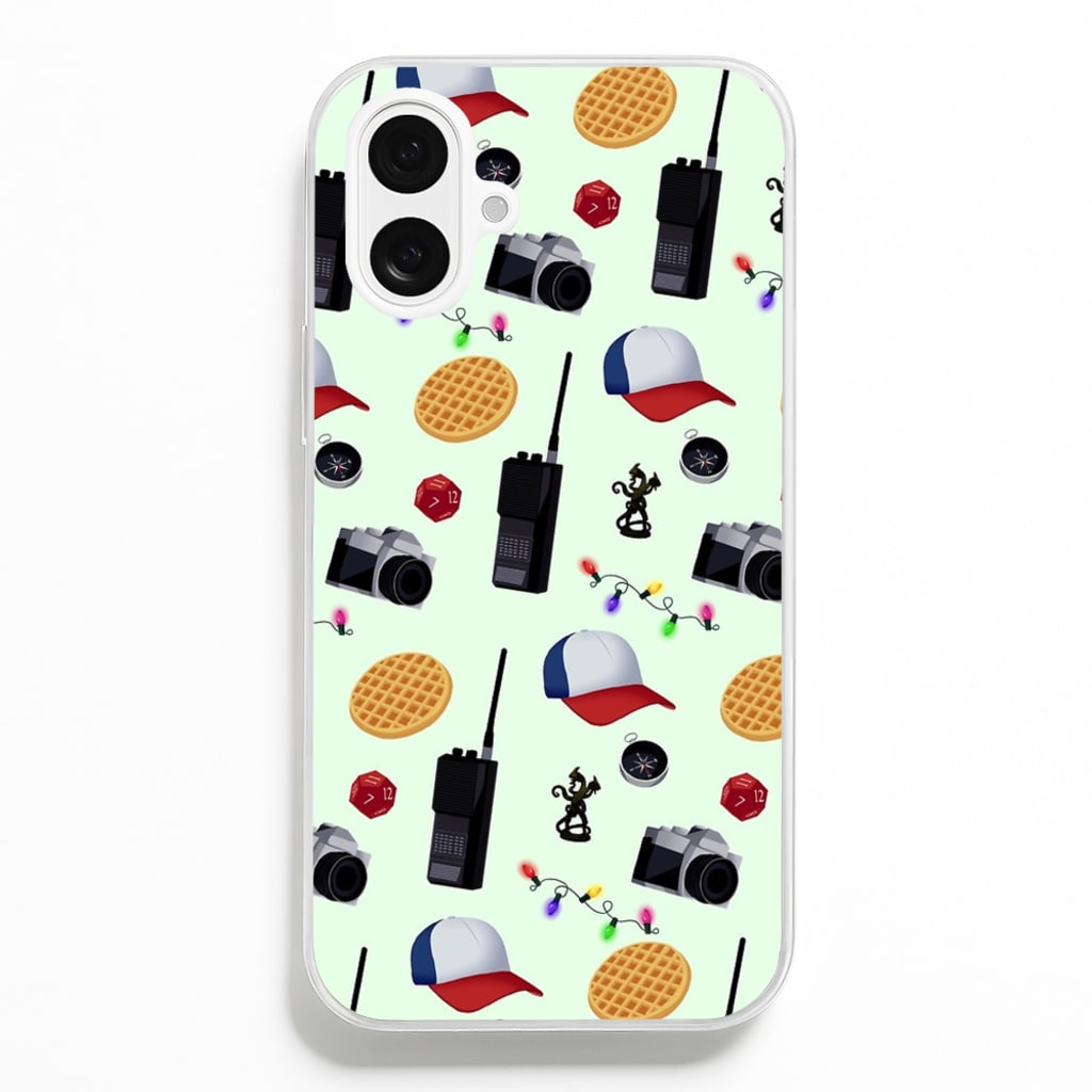 Cartoon Stranger Object - Stranger Things Phone Case for iPhone 16 Plus