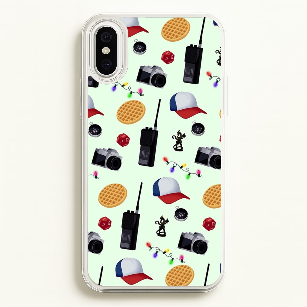 Cartoon Stranger Object - Stranger Things Phone Case for iPhone XS Max