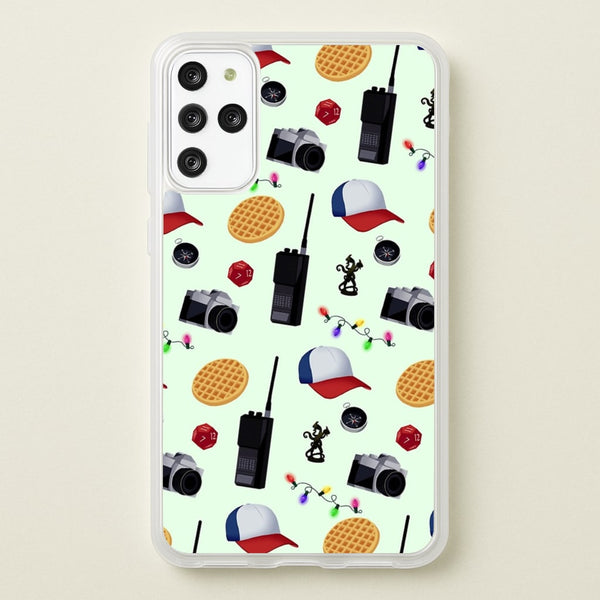 Cartoon Stranger Object - Stranger Things Phone Case for Galaxy S20 Plus