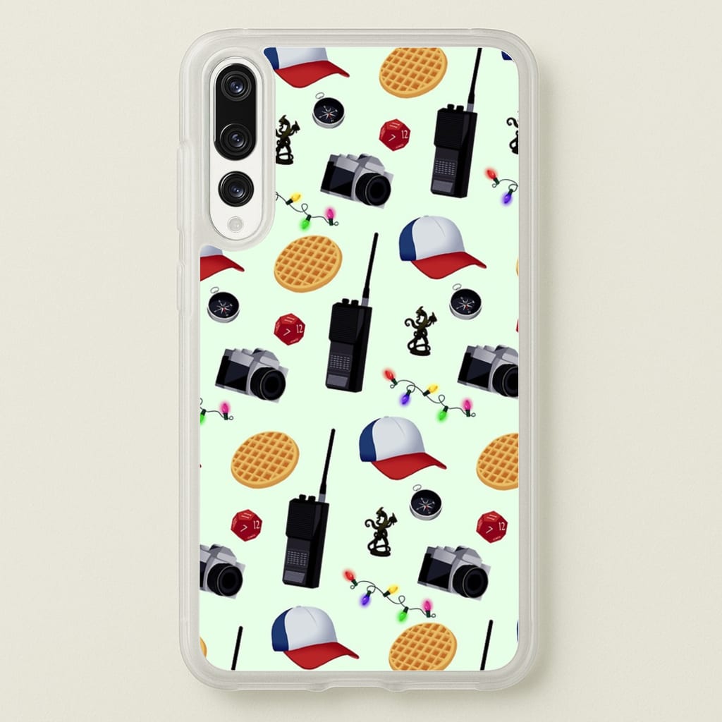 Cartoon Stranger Object - Stranger Things Phone Case for Huawei P20 Pro
