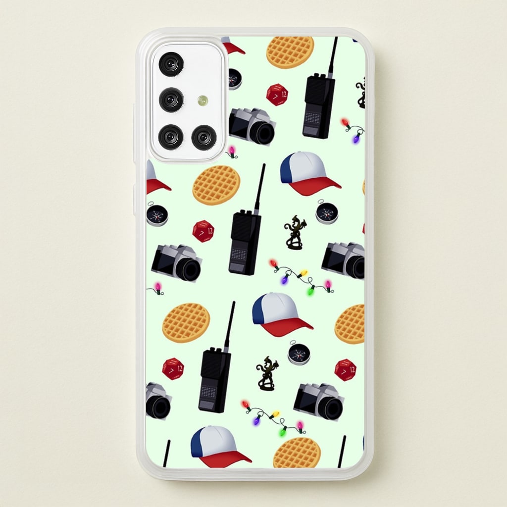 Cartoon Stranger Object - Stranger Things Phone Case for Galaxy A71