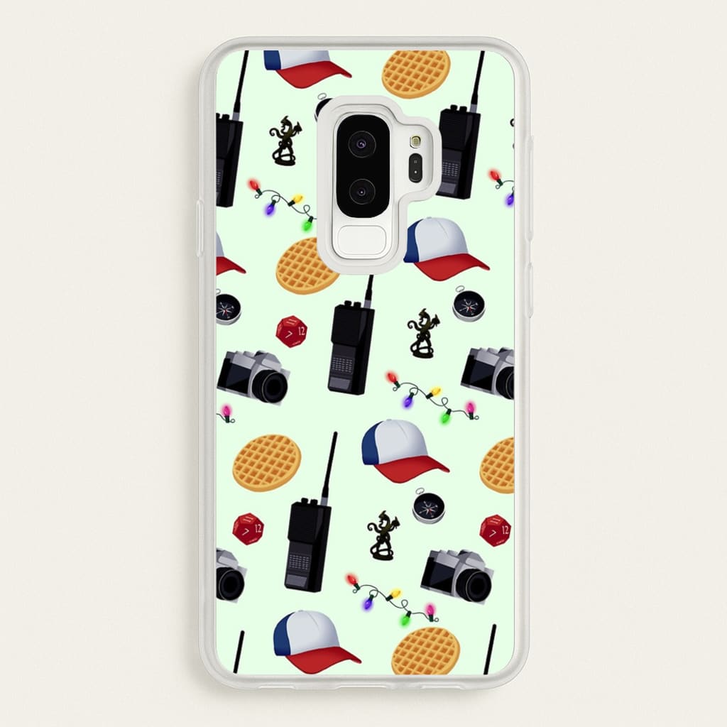 Cartoon Stranger Object - Stranger Things Phone Case for Galaxy S9 Plus