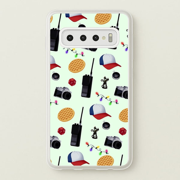 Cartoon Stranger Object - Stranger Things Phone Case for Galaxy S10