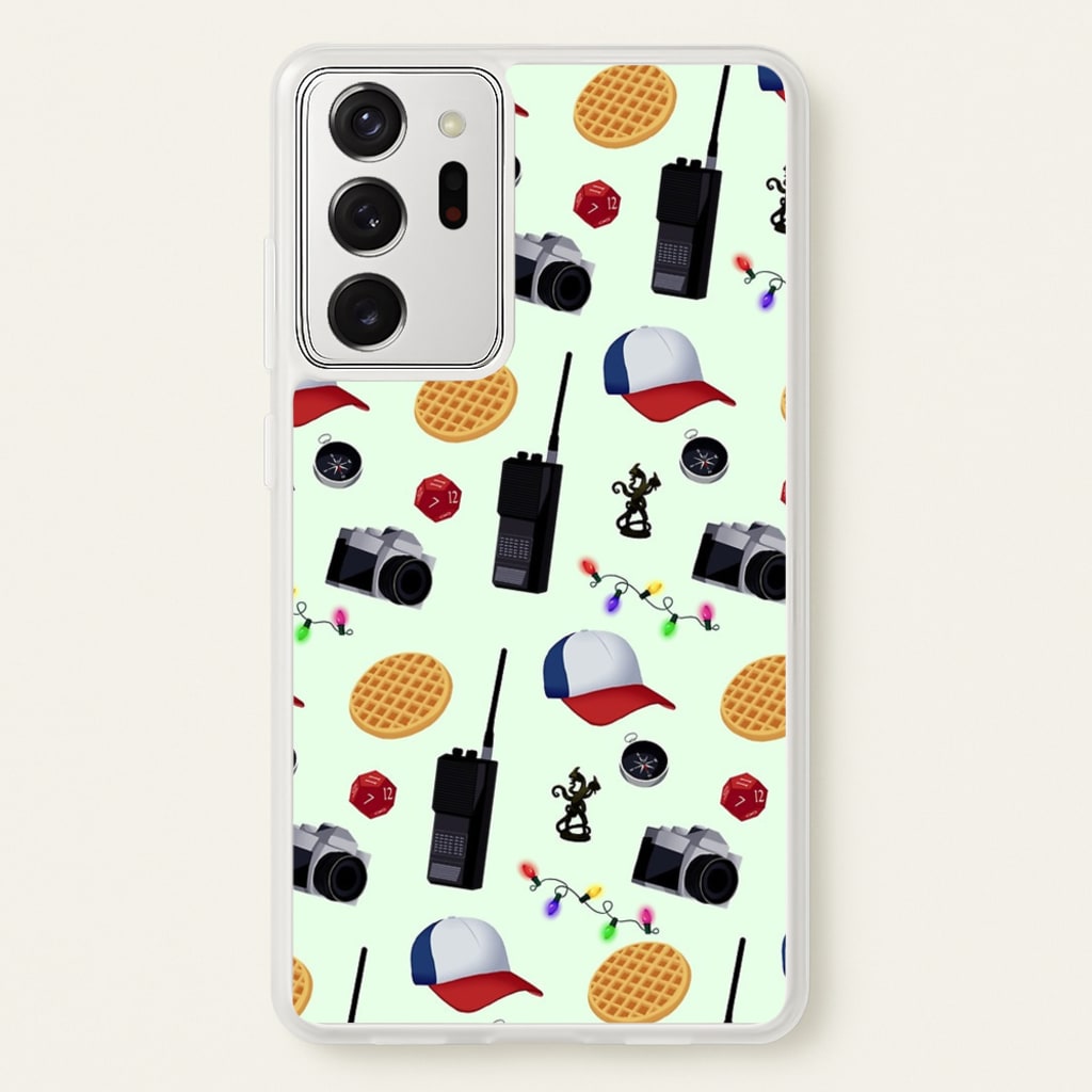 Cartoon Stranger Object - Stranger Things Phone Case for Galaxy Note 20 Ultra