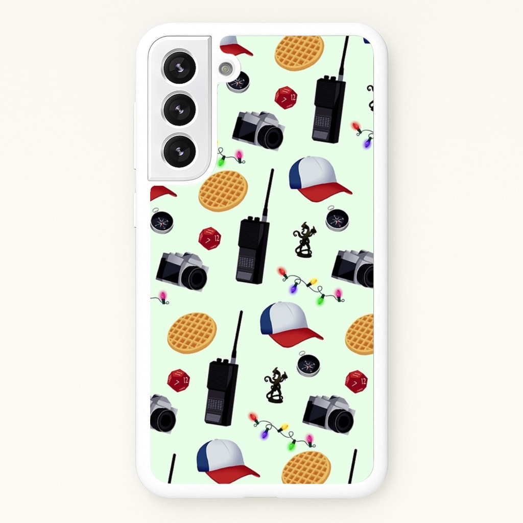Cartoon Stranger Object - Stranger Things Phone Case for Galaxy S22 Plus