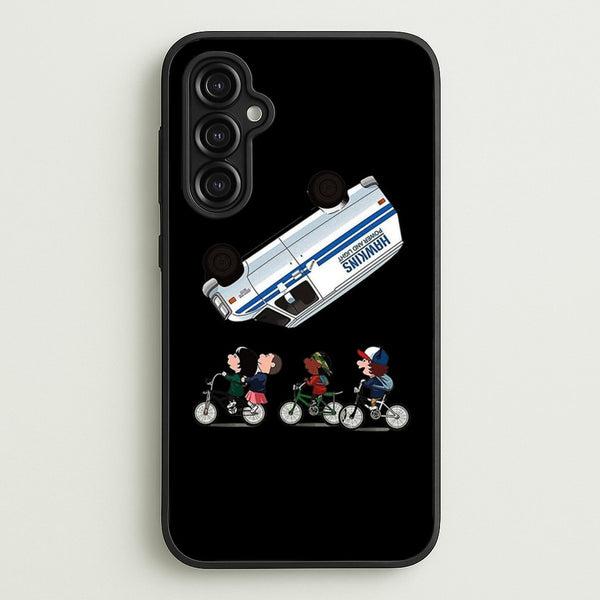 Van Flip - Stranger Things Phone Case for Galaxy A14