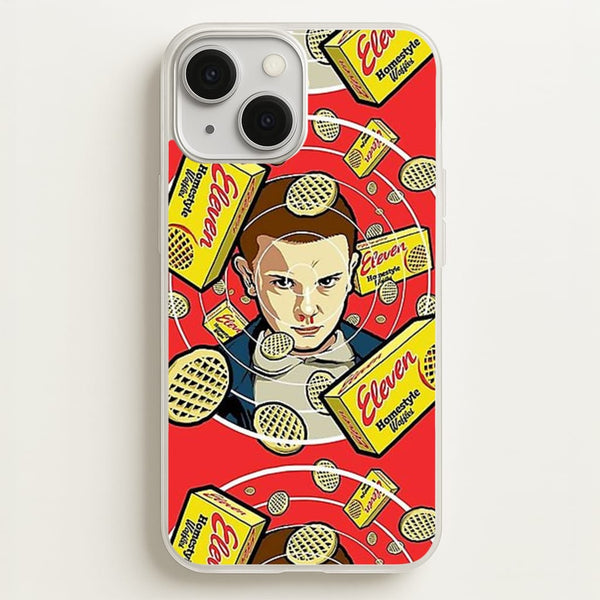 Eleven and Waffles - Stranger Things Phone Case for iPhone 13 Mini