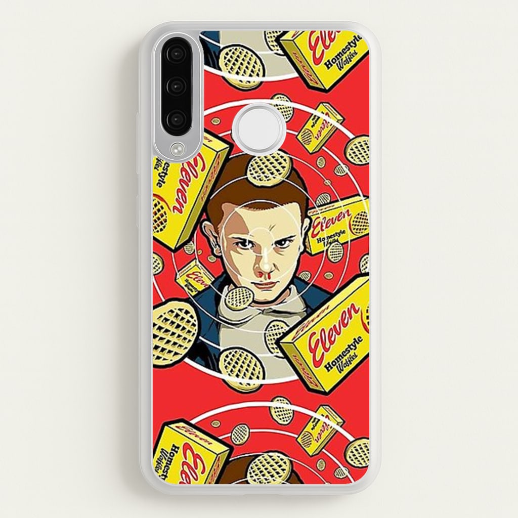 Eleven and Waffles - Stranger Things Phone Case for Huawei P30 Lite