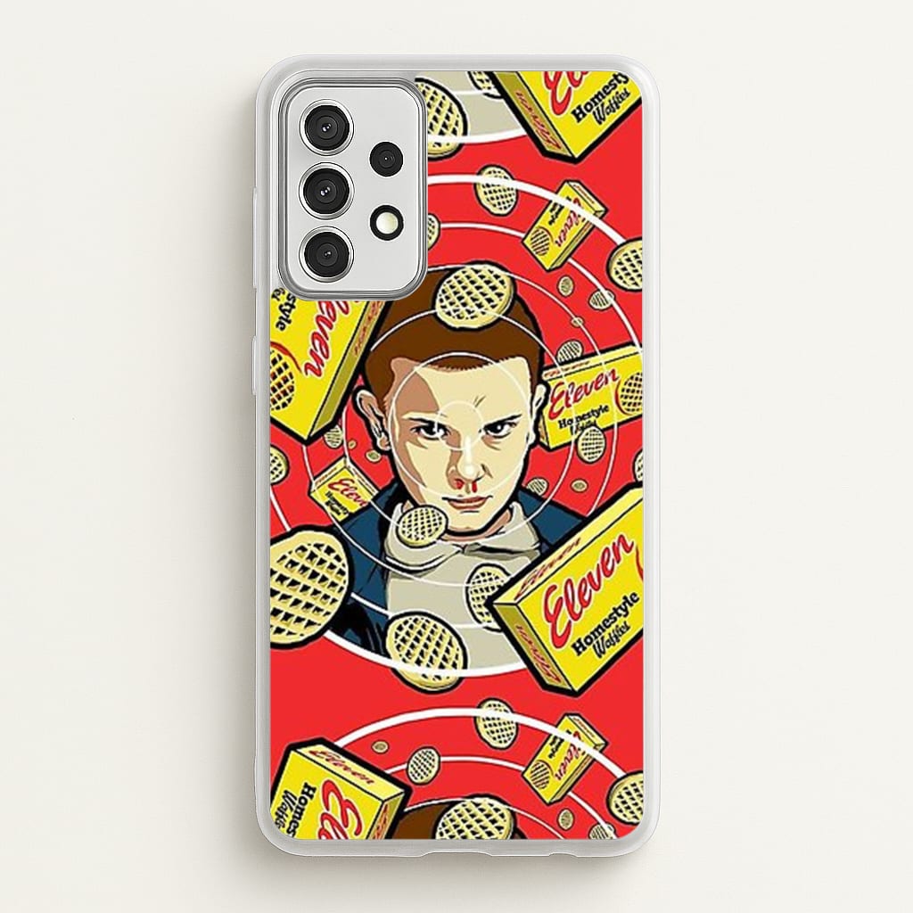 Eleven and Waffles - Stranger Things Phone Case for Galaxy A52 / A52s