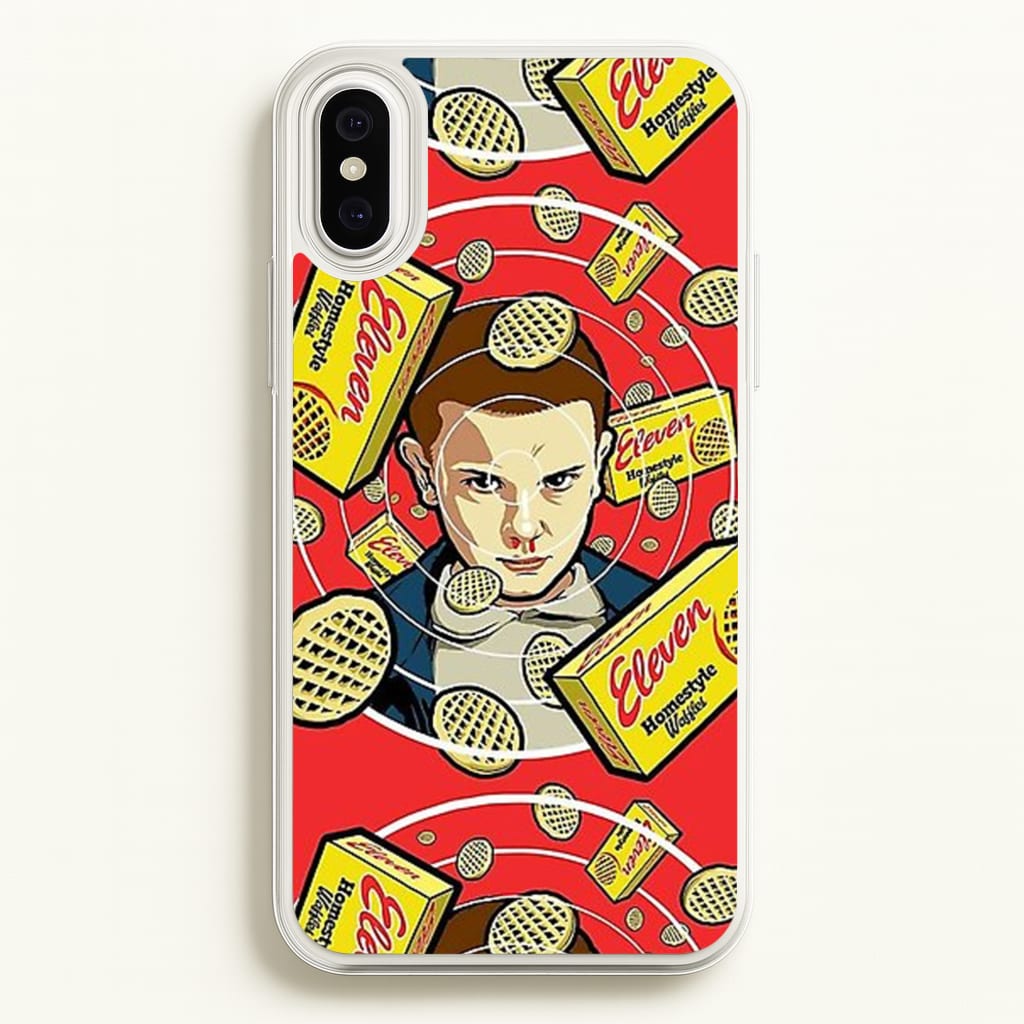 Eleven and Waffles - Stranger Things Phone Case for iPhone XS Max