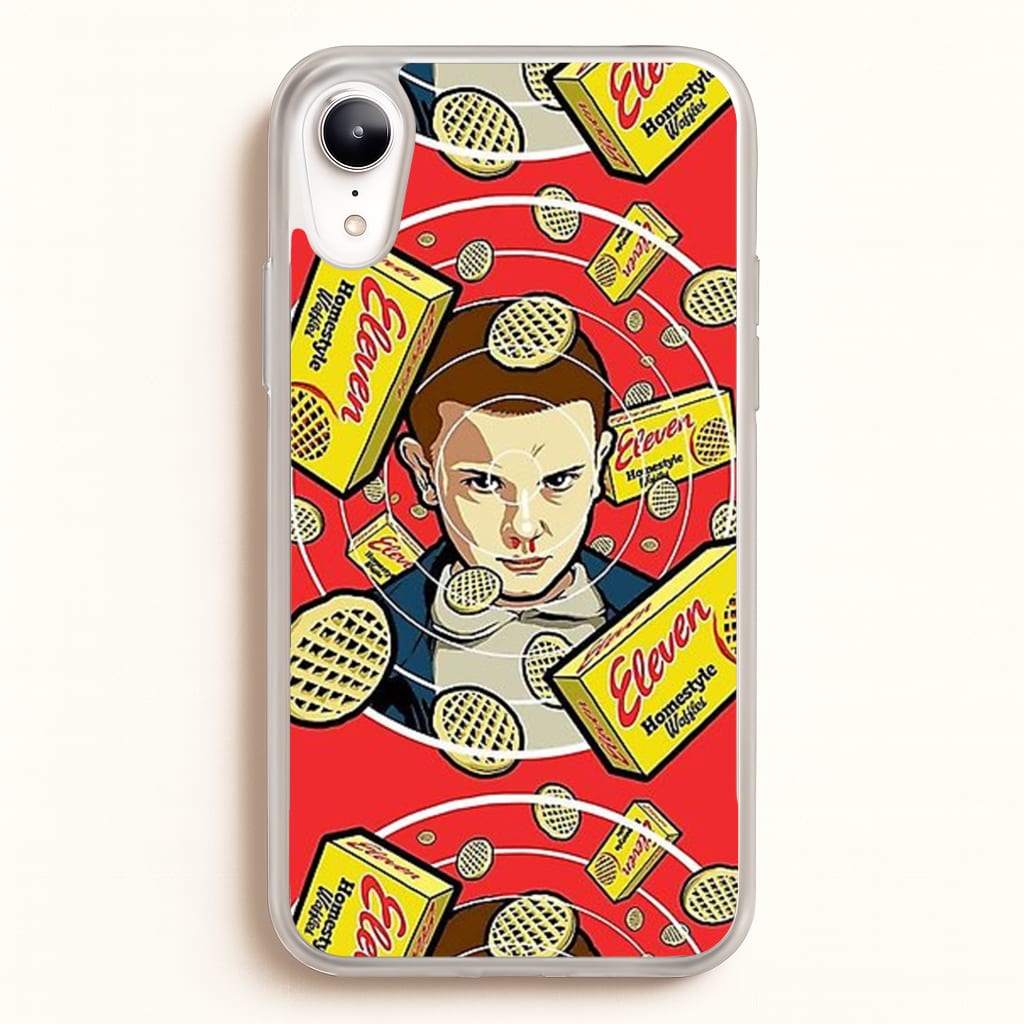 Eleven and Waffles - Stranger Things Phone Case for iPhone XR