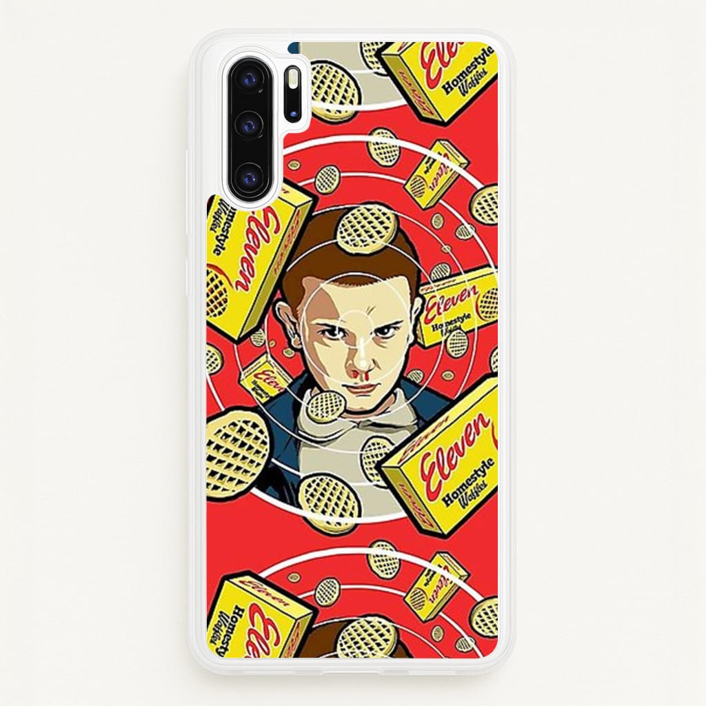 Eleven and Waffles - Stranger Things Phone Case for Huawei P30 Pro