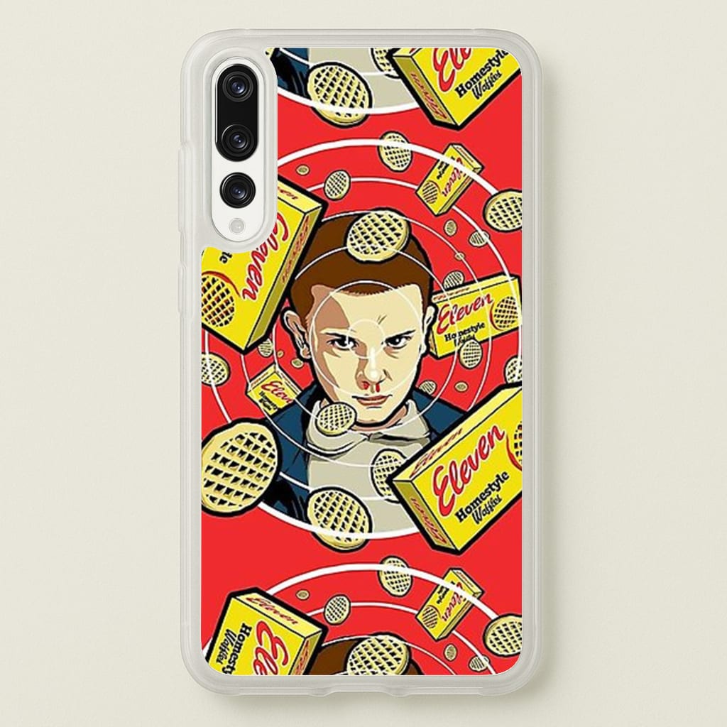Eleven and Waffles - Stranger Things Phone Case for Huawei P20 Pro
