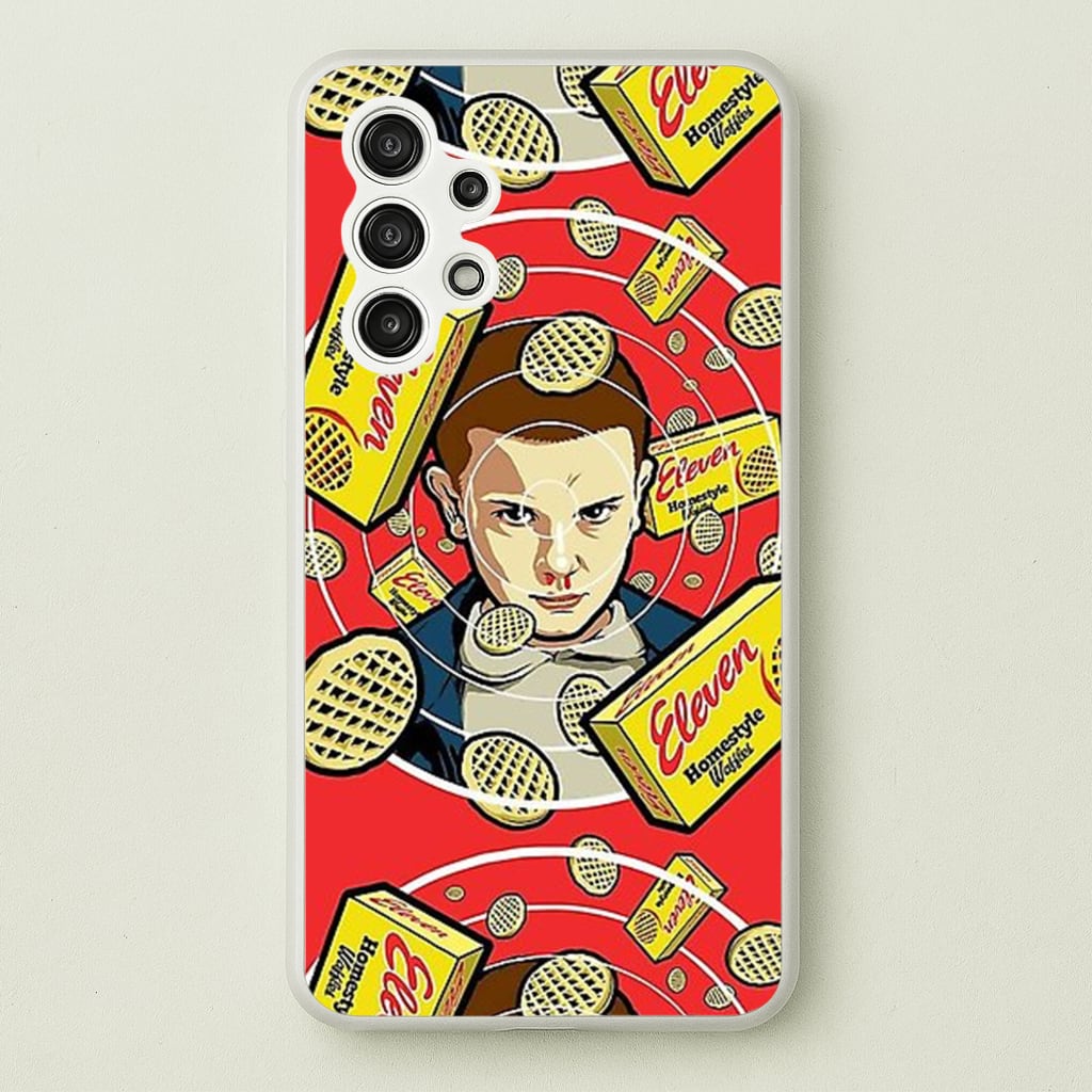 Eleven and Waffles - Stranger Things Phone Case for Galaxy A13