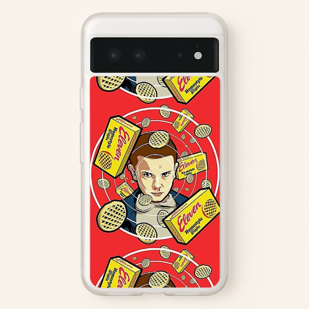 Eleven and Waffles - Stranger Things Phone Case for Google Pixel 6