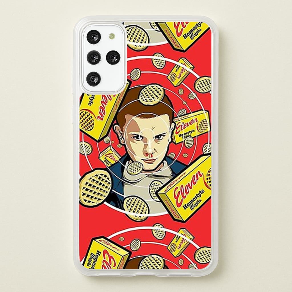 Eleven and Waffles - Stranger Things Phone Case for Galaxy S20 Plus