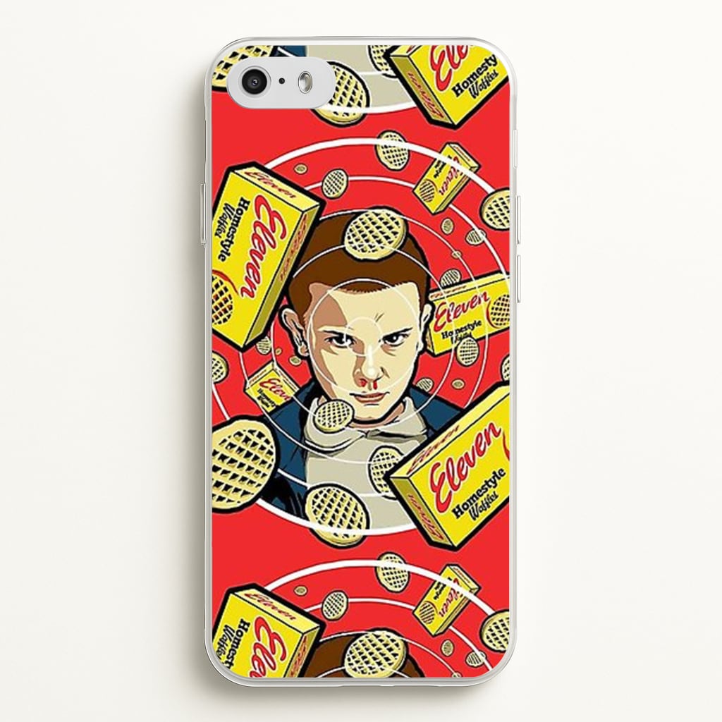 Eleven and Waffles - Stranger Things Phone Case for iPhone 5 / 5s / SE 2016