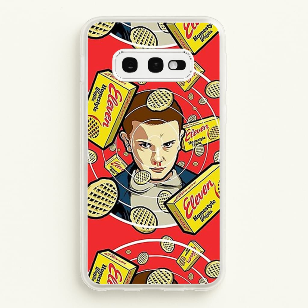 Eleven and Waffles - Stranger Things Phone Case for Galaxy S10e