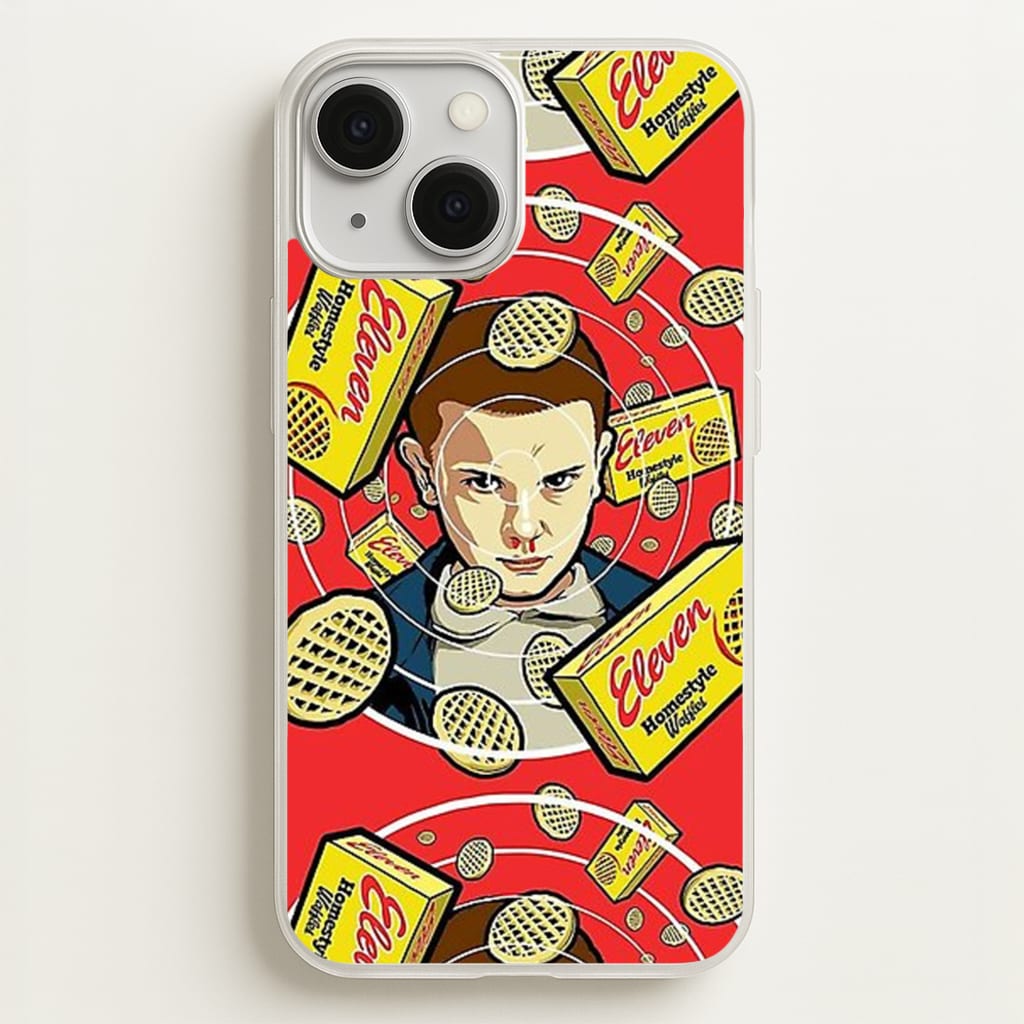Eleven and Waffles - Stranger Things Phone Case for iPhone 13