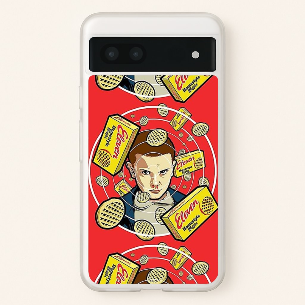 Eleven and Waffles - Stranger Things Phone Case for Google Pixel 7a