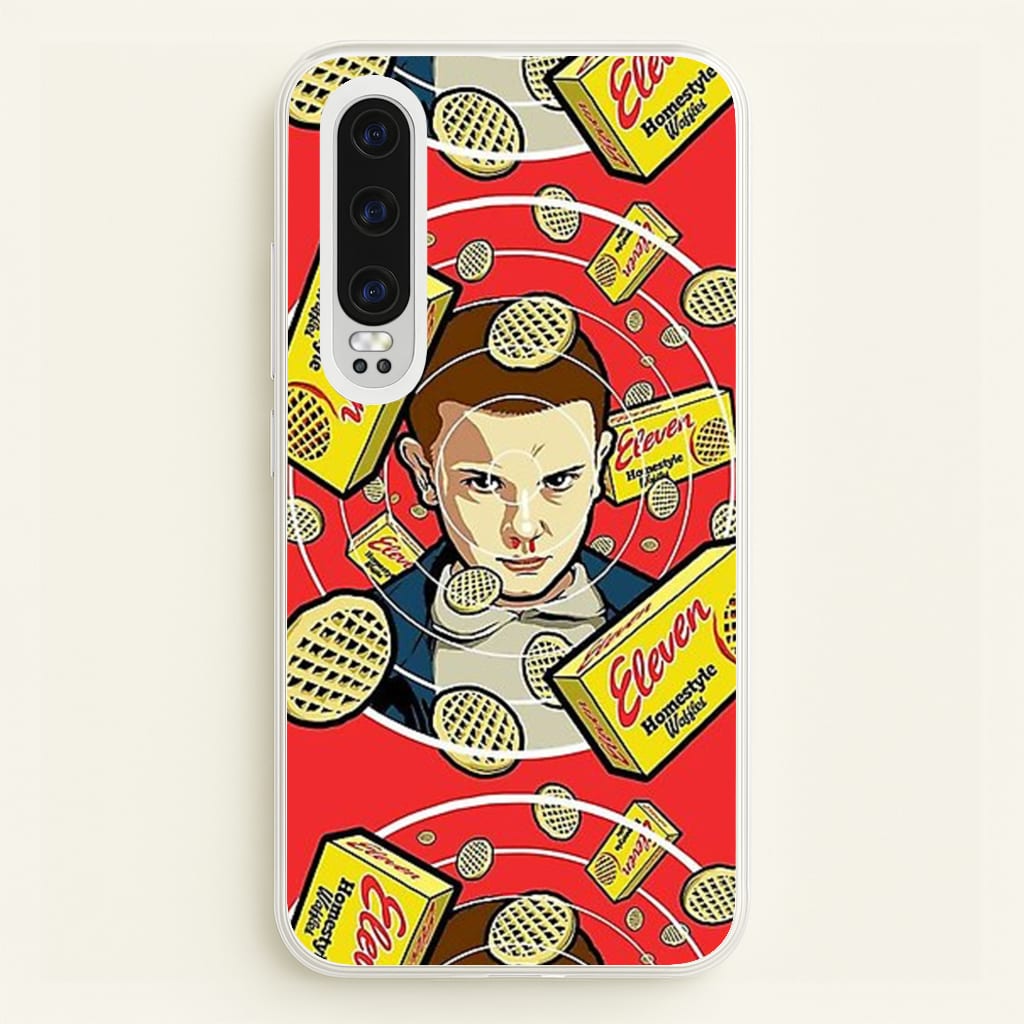 Eleven and Waffles - Stranger Things Phone Case for Huawei P30