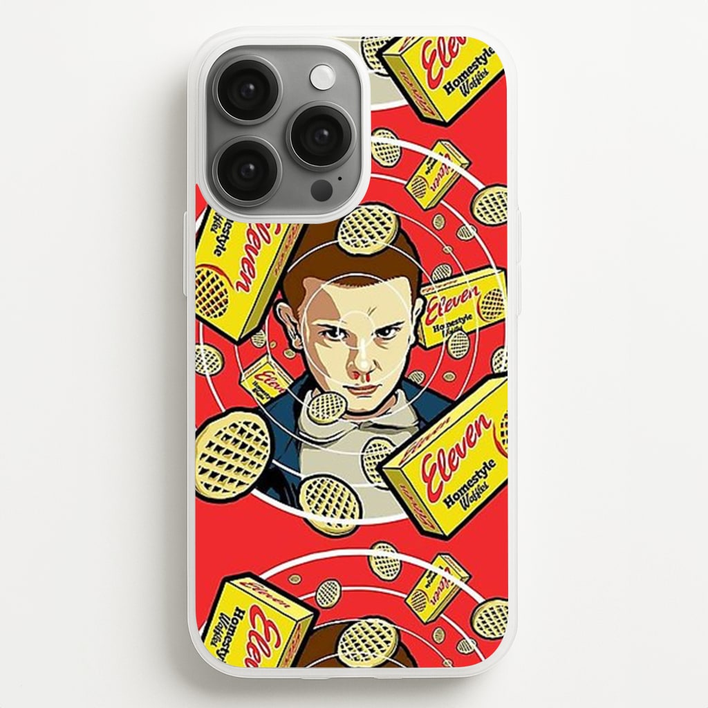 Eleven and Waffles - Stranger Things Phone Case for iPhone 13 Pro Max