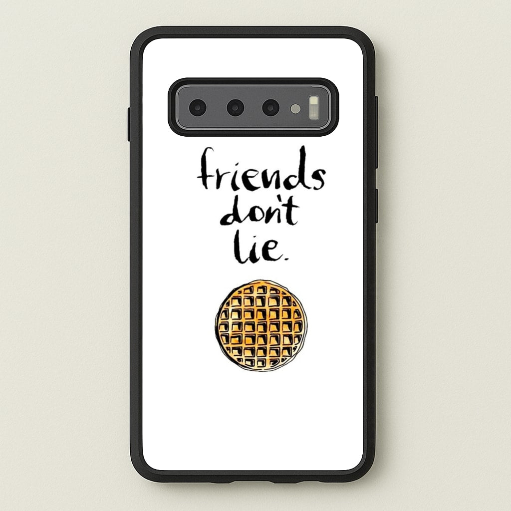Friends Don't Lie Waffle - Friends Phone Case for Galaxy S10 Plus