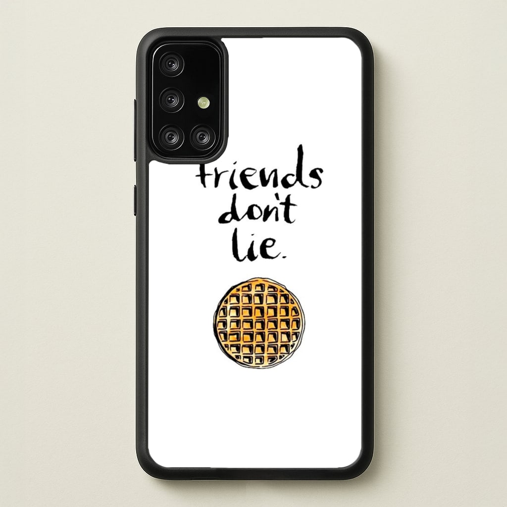 Friends Don't Lie Waffle - Friends Phone Case for Galaxy A71
