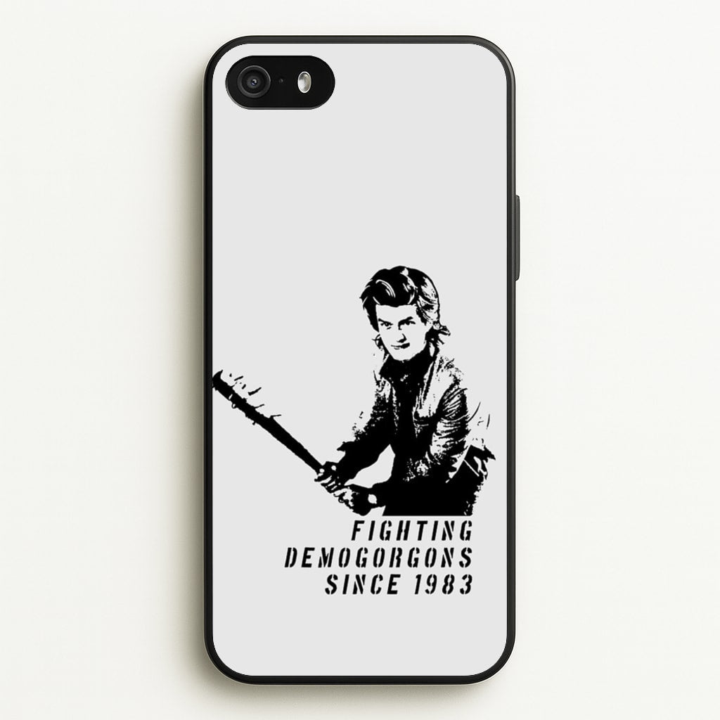 Fighting Demogorgons Since 1983 - Stranger Things Phone Case for iPhone 5 / 5s / SE 2016