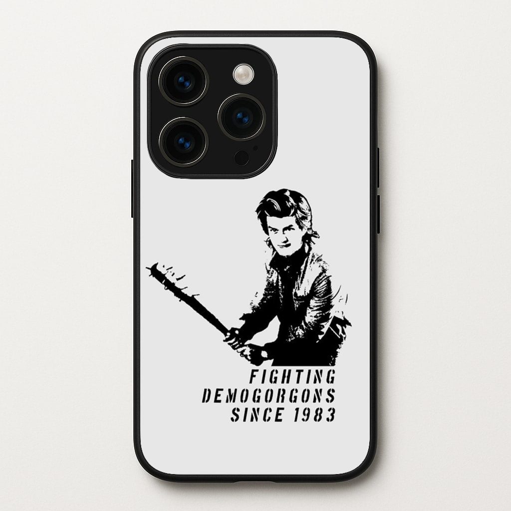 Fighting Demogorgons Since 1983 - Stranger Things Phone Case for iPhone 15 Pro