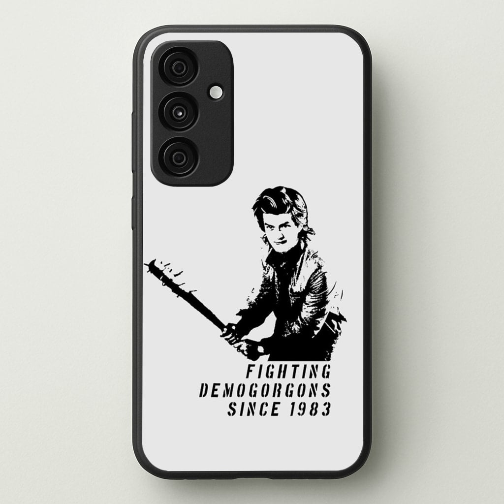 Fighting Demogorgons Since 1983 - Stranger Things Phone Case for Galaxy A35