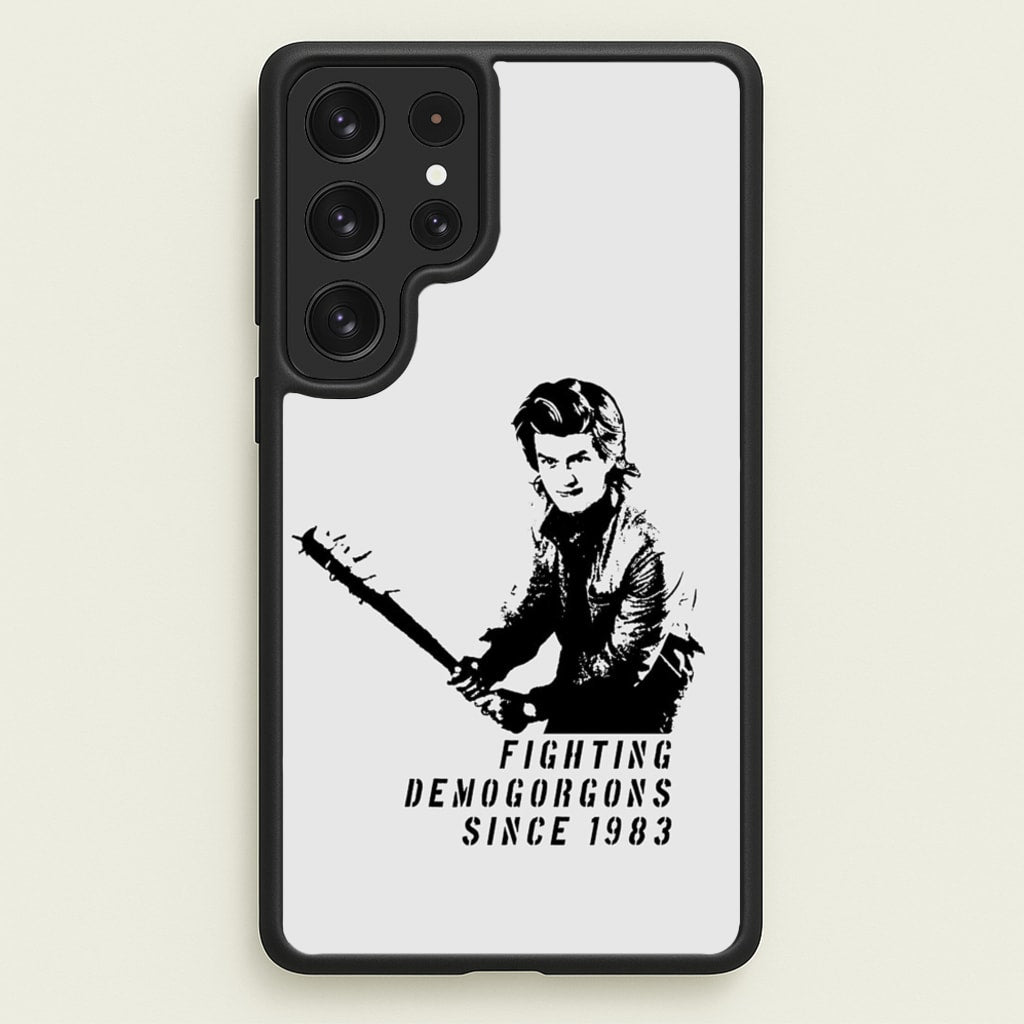 Fighting Demogorgons Since 1983 - Stranger Things Phone Case for Galaxy S22 Ultra