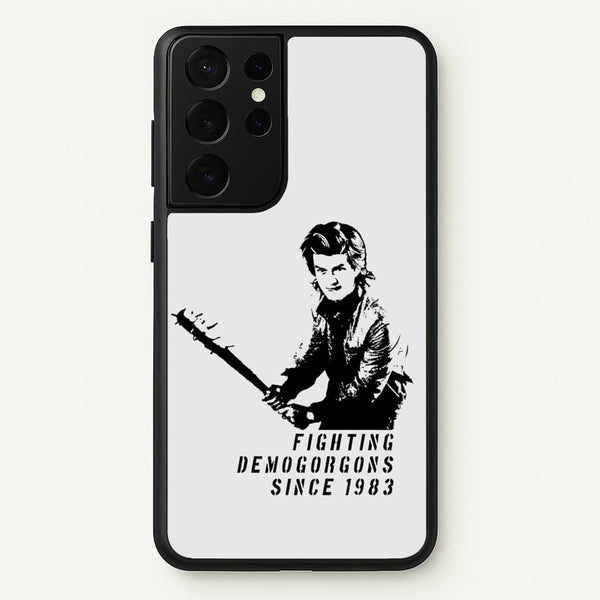Fighting Demogorgons Since 1983 - Stranger Things Phone Case for Galaxy S21 Ultra