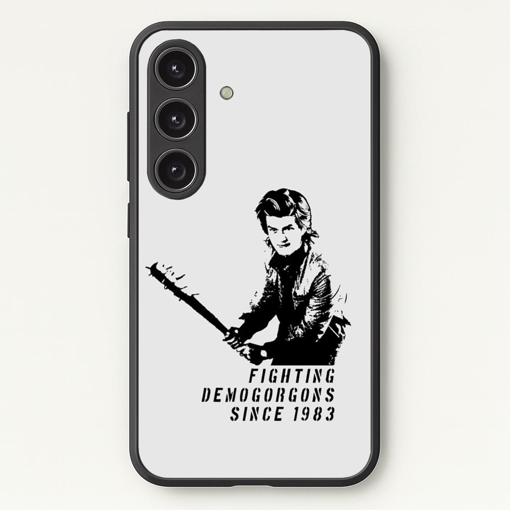 Fighting Demogorgons Since 1983 - Stranger Things Phone Case for Galaxy S24FE